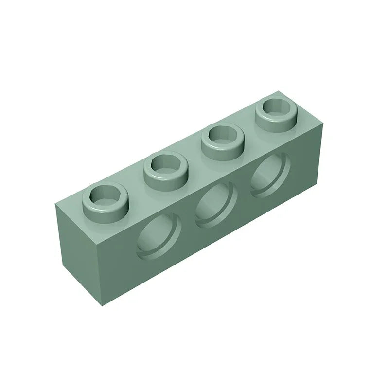 Gobricks GDS-625 Technical Brick 1x4 3-Hole | Compatible with Lego 3701
