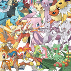 300Pcs Pokemon Cute Pikachu Stickers Charizard Album Pokédex DIY Laptop Car Luggage Kawaii Waterproof Anime Sticker Toy
