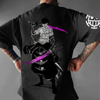 Roronoa Zoro T-Shirt: One Piece Anime Cotton Tee Men Boys