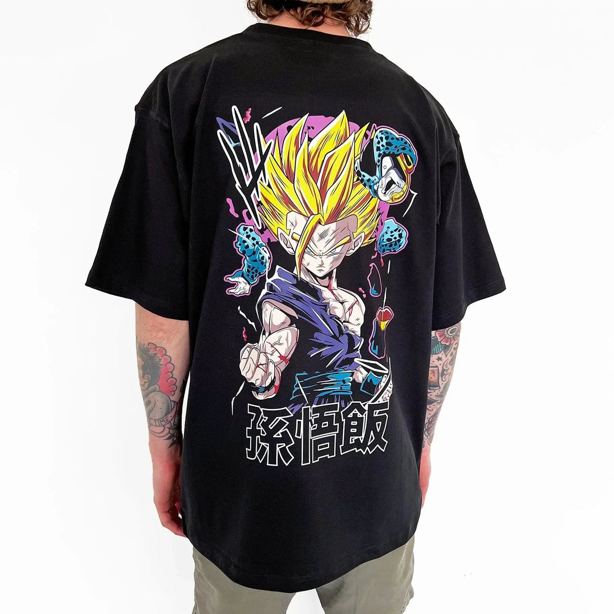 Dragon Ball Son Goku Oversized Retro Graphic T-Shirt 2026