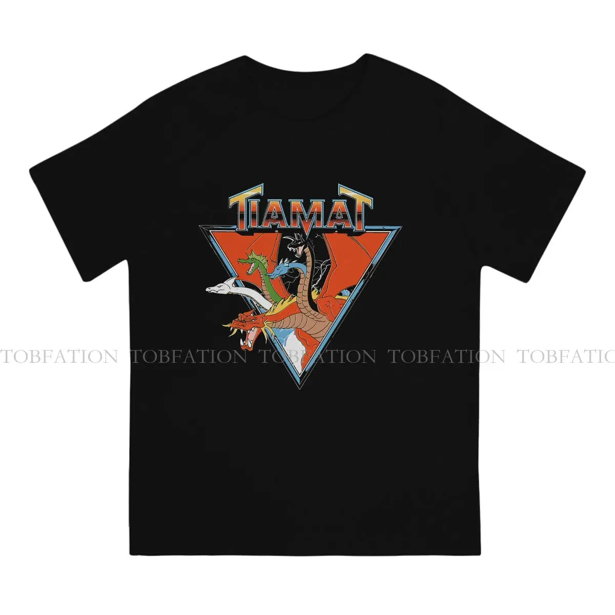 DnD Game Men's TShirt Tiamat Distinctive T Shirt 100% Cotton Original Sweatshirts New Trend