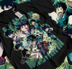Midoriya Izuku T-Shirt: Fire Style Japanese Manga Tee