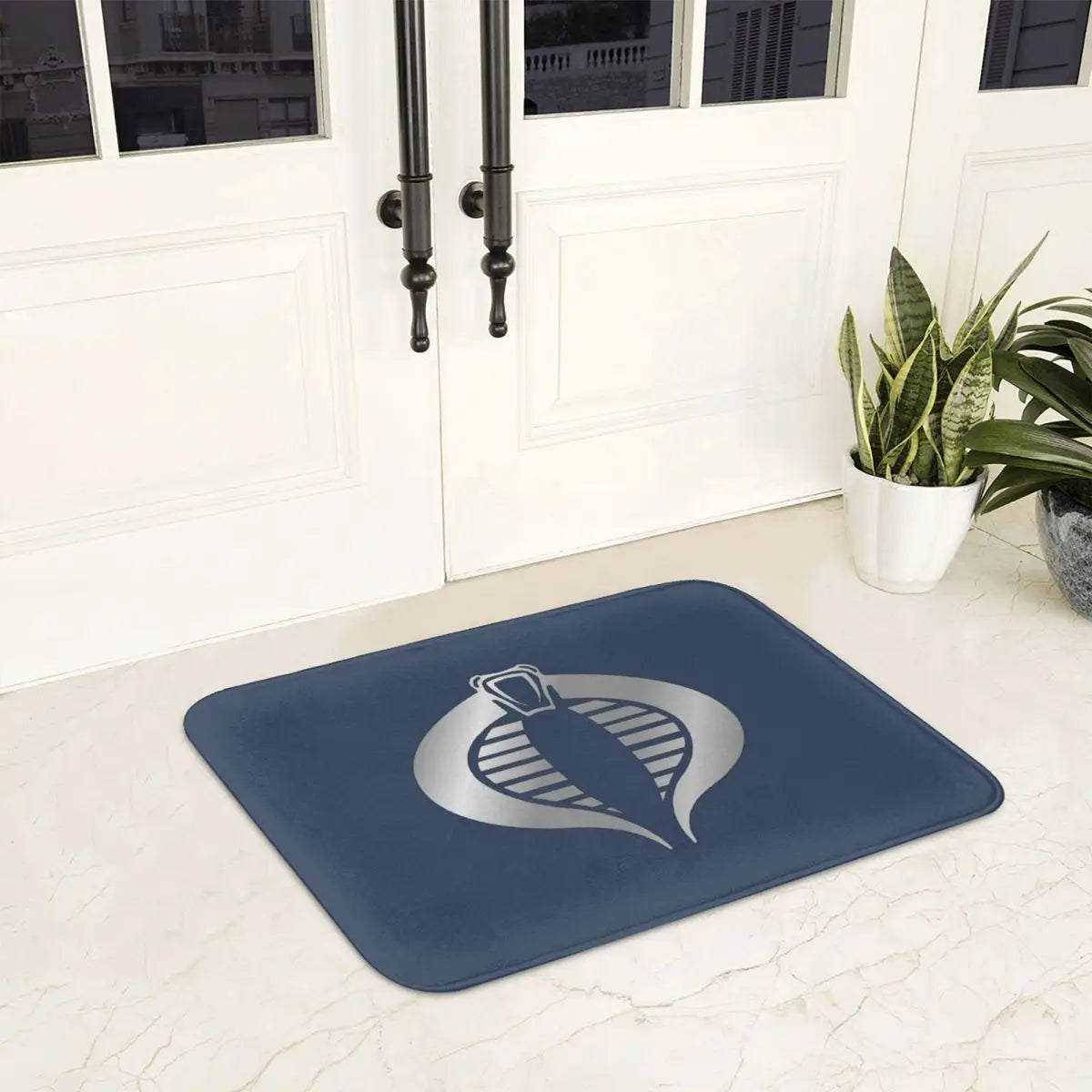 Gi Joe, Cobra Trooper Logo Non-slip Doormat Floor Mat Absorbent Mat Carpet Rug for Kitchen Entrance Home Balcony Footpad Mats