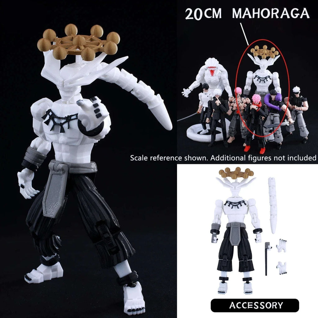 Jujutsu Kaisen 3D Printed Anime Figurine, Gojo Satoru Toji Yuji Sukuna Mahoraga Yuta
