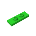 Gobricks GDS-1504 Plate, Modified 1 x 3 with 2 Studs (Double Jumper) | Compatible Building Block Piece