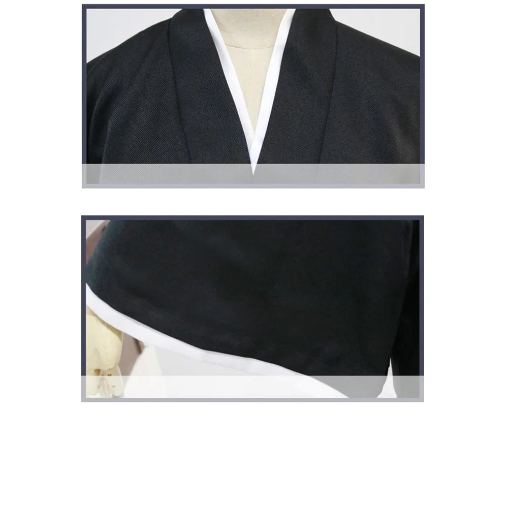 Disfraz de Anime Bleach Kuchiki Rukia, Cosplay de Rukia Kuchiki, pelucas y conjuntos de uniformes de kimono, ropa Die Pa