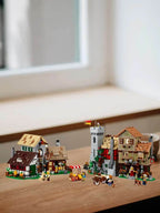 LEGO 10332 Medieval Town Square Icon Series Puzzle Blocks Children's Toy Gift, Compatible with Icons Building Set - LEGO10332