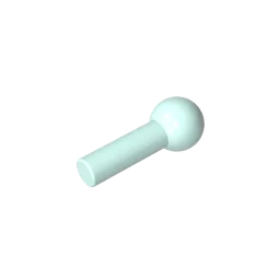 Gobricks Bar 1L with Tow Ball | Compatible Building Block Technical Parts