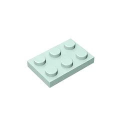 Gobricks GDS-510 Plate 2 x 3 | Compatible Building Block for DIY Projects