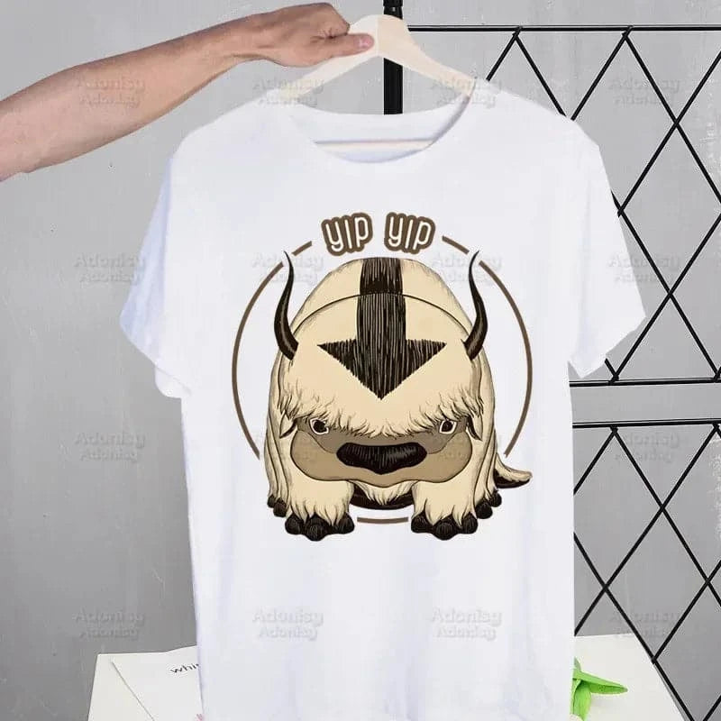 Avatar Cartoon T Shirt Men Retro The Last Airbender Tops Tees  Tshirt  Male T-shirts