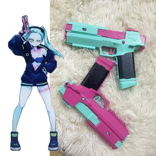 Anime Cyberpunk: Edgerunners Cosplay Rebecca Porps Weapon Guns Halloween Christmas Carnival Party Comic Show Accessories