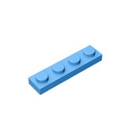 Gobricks GDS-504 Plate 1 x 4 | Compatible Building Block Pieces