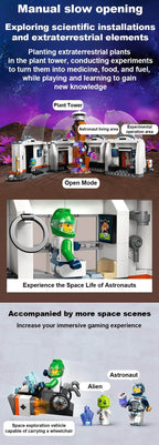 LEGO 60439 Space Science Lab CITY series 560pcs Buiding Blocks Model Kit DIY Toys For Boys Girl Children Gift ages 6+ - 60439
