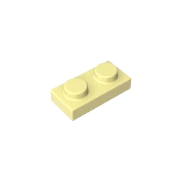 Gobricks GDS-502 Plate 1 x 2 Compatible Building Blocks | 6225 Pieces for DIY Creations