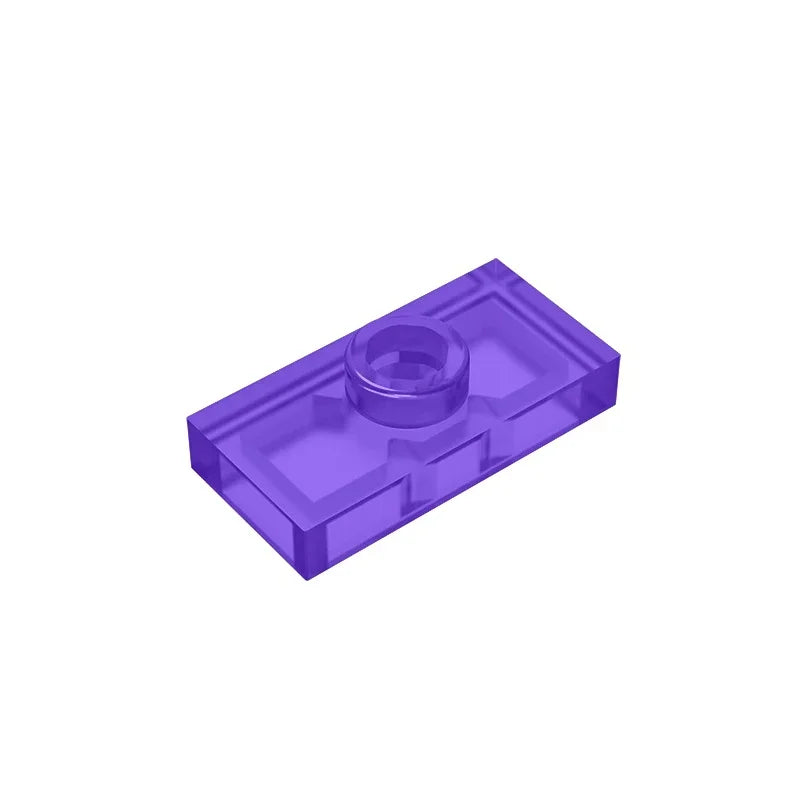 Gobricks PLATE 1X2 W. 1 KNOB | Modified Building Block Compatible with Lego 15573