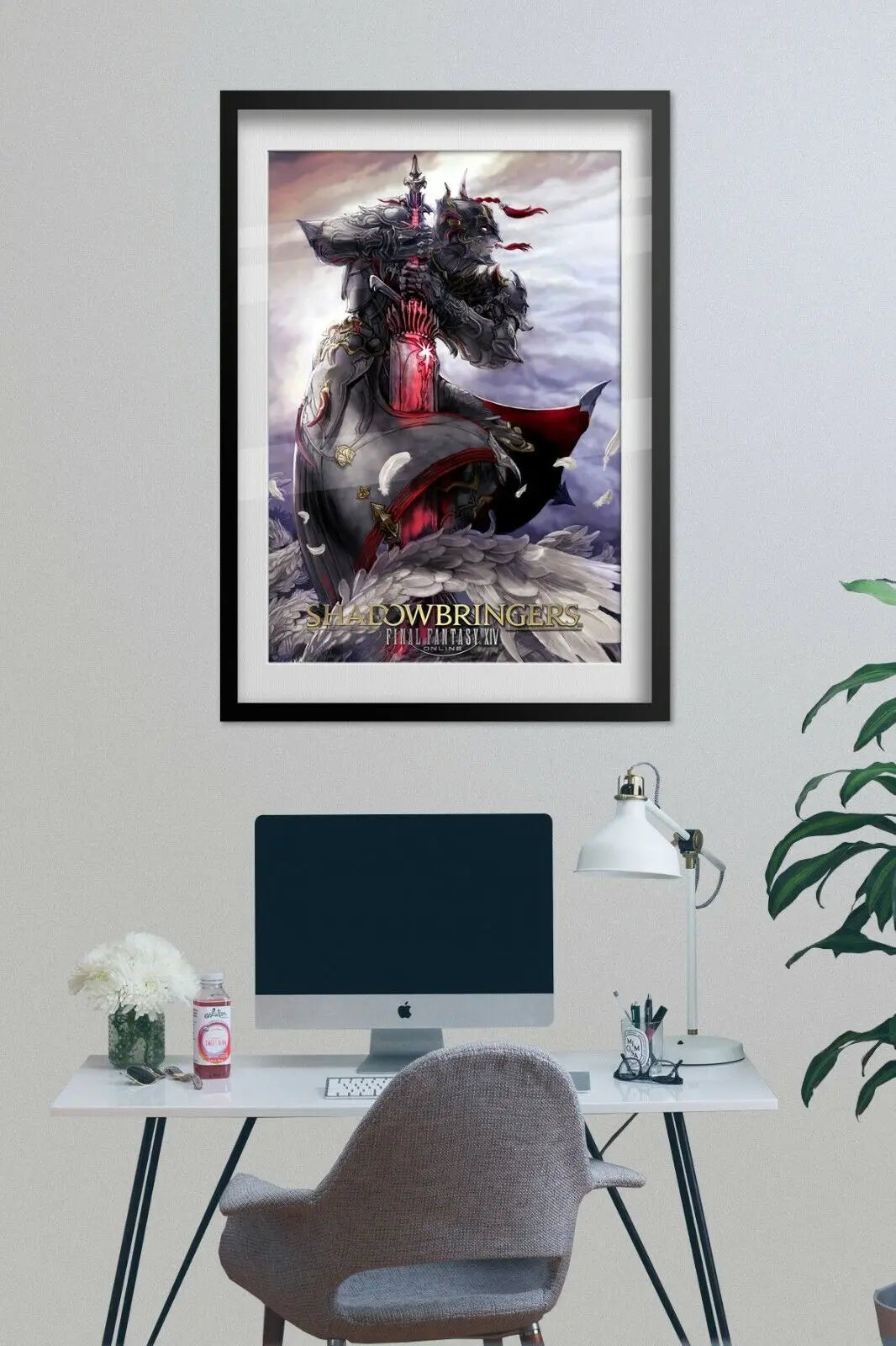 Final Fantasy XIV Shadowbringers Print Art Canvas Poster For Living Room Decor Home Wall Picture