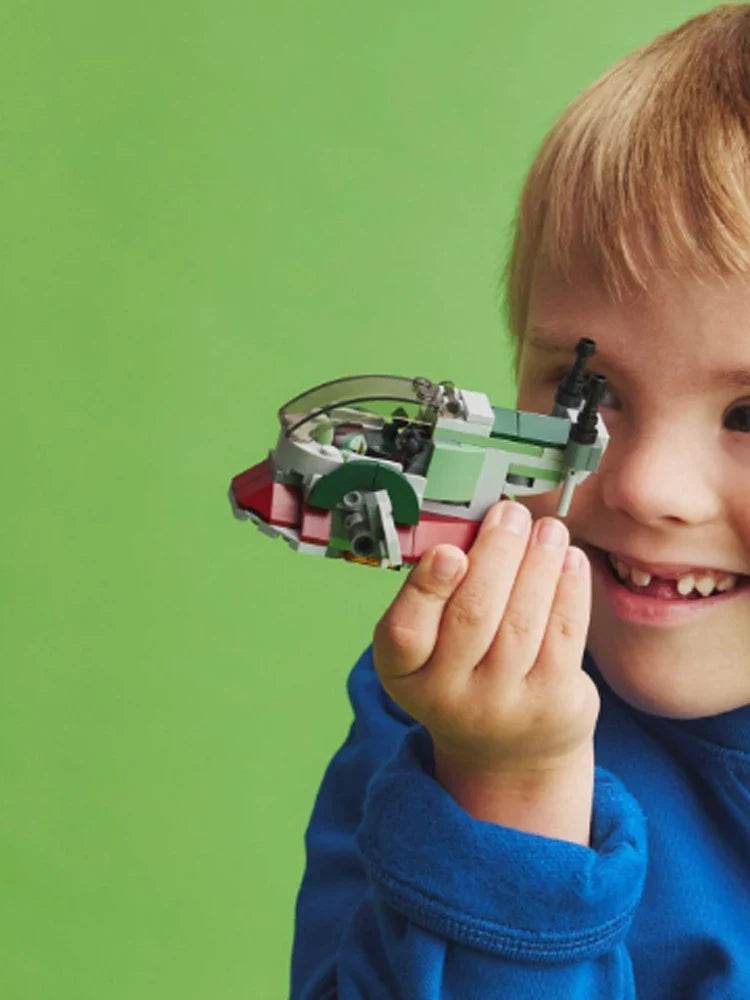 LEGO 75344 Star Wars Boba Fett's Starship Microfighter, Building Toy Vehicle with Adjustable Wings and Flick Shooters - LEGO75344