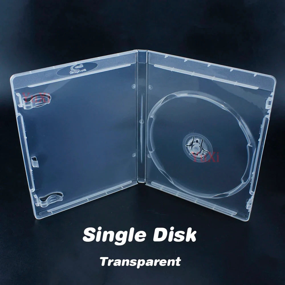 2Pcs Transparent CD DVD Disc Storage Case for PS5 PS4 Game Disk Holder | Protective Box Cover