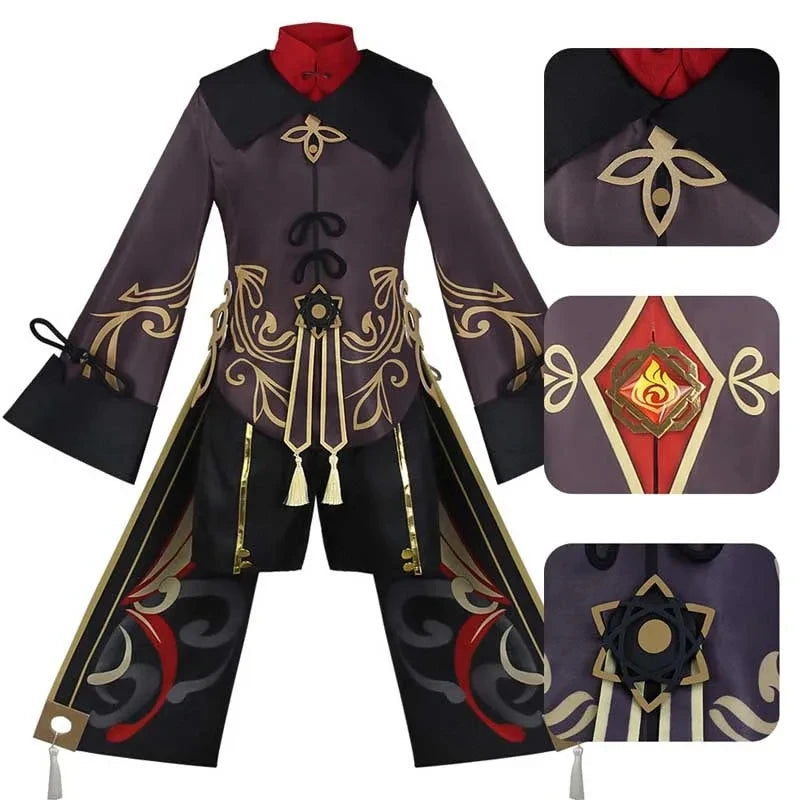 Hutao Cosplay Femme Halloween Costume Anime Clothes For Women Disfraz Mujer Adulta For Adults Ropa Para Hu Tao  outfits