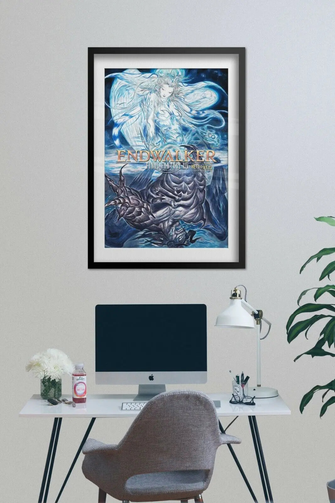 Final Fantasy XIV End Walker jeu impression toile affiche pour salon décor maison mur photo