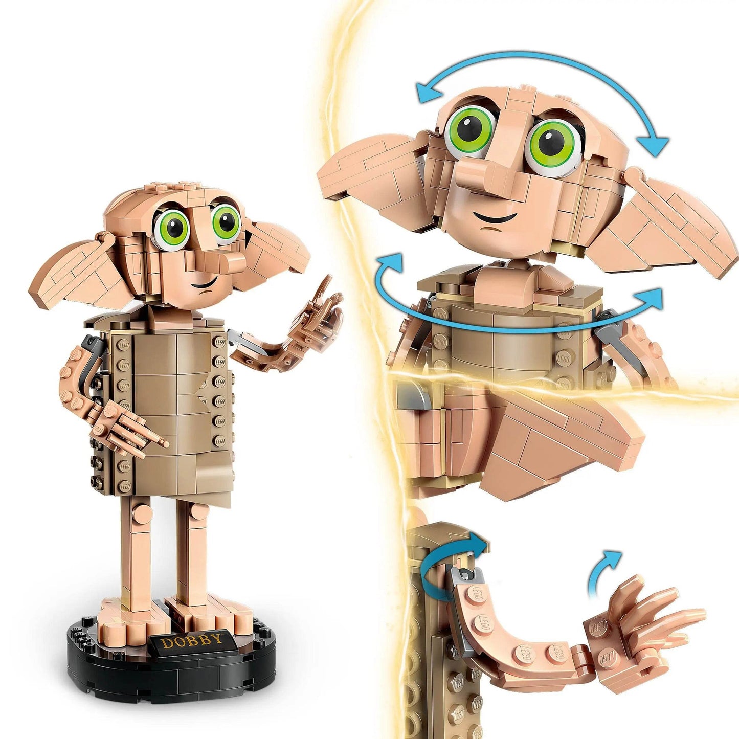 LEGO Harry Potter 76421 - Dobby™ The House-Elf Building Blocks Toys Set for Kids Birthday Christmas New Year Gift76421 - Dobby the House-Elf