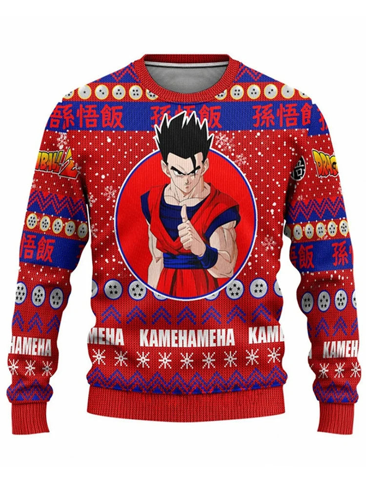 Dragon Ball Wukong Sweatshirt: Parent-Child Anime Pullover