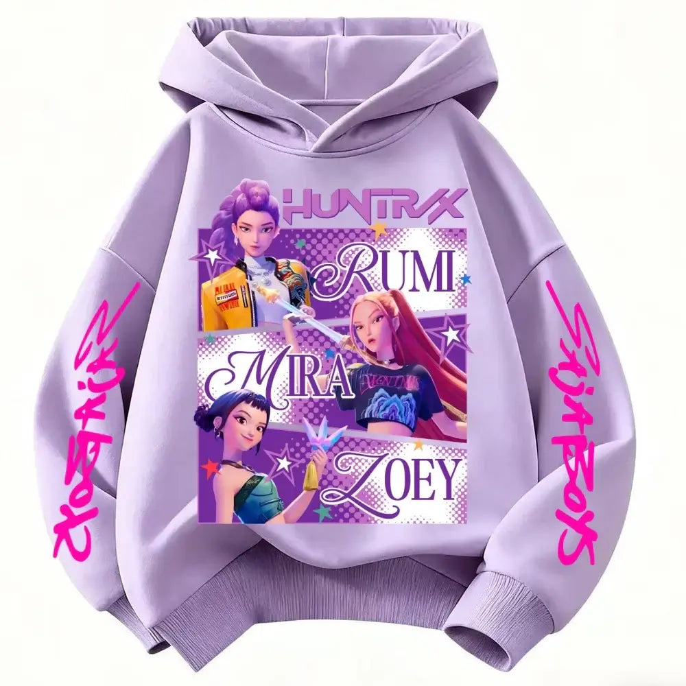 KPop Demon Hunters Hoodie: Kids Fashion Sweatshirt