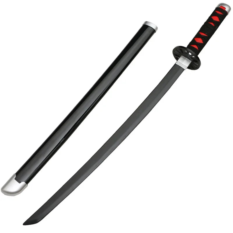 Cosplay Kamado Tanjirou 30 pouces Katana épée jeu de rôle Agatsuma Zenitsu modèle d'arme en bambou 75 cm