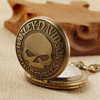Retro Fashion Quartz Men's Pocket Watch Casual Punk Popular Unisex Pendant Fob Chain Watch CF1702