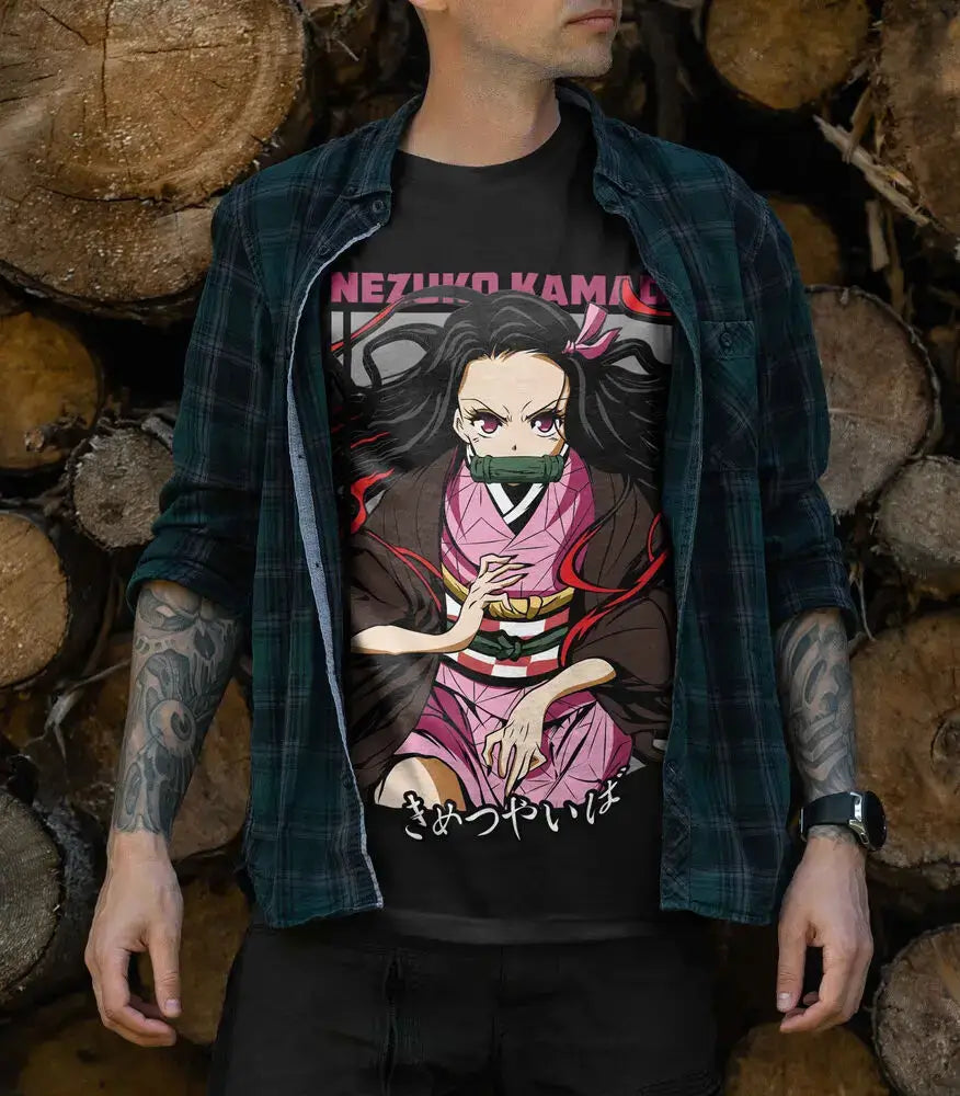 Nezuko T-Shirt: Demon Slayer Mitsuri Kanroji Anime Tee