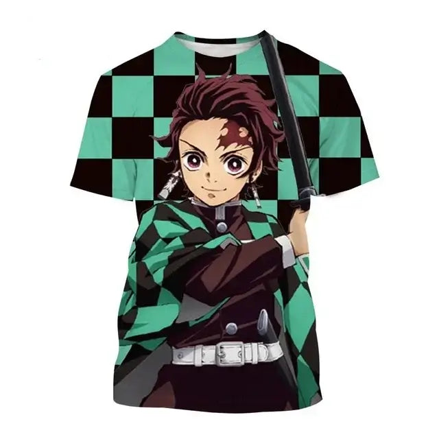 Demon Slayer Nezuko Shinobu T-shirt 3D Fashion Print