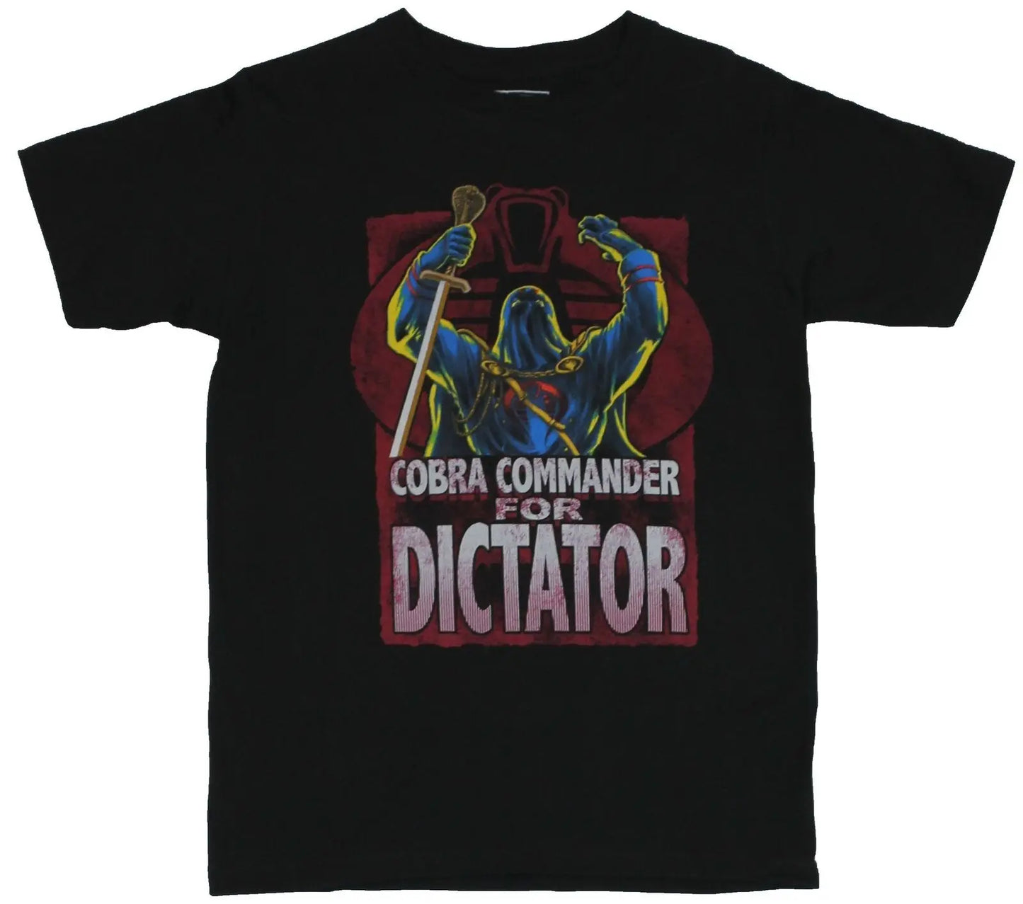 Gi Joe GI-Camiseta para adulto, comandante Cobra para foto del dictador