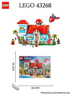 Lego Disney Series 43268 Lilu and Stitch's Beach Vacation House Building Toy Building Blocks - Lego 43268