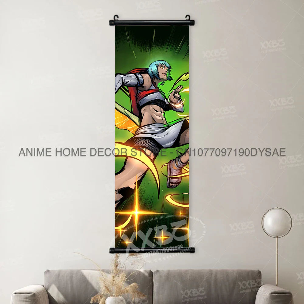 Uzumaki Naruto Posters: Sasuke & Madara Wall Art Scroll