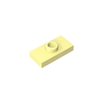 Gobricks PLATE 1X2 W. 1 KNOB | Modified Building Block Compatible with Lego 15573