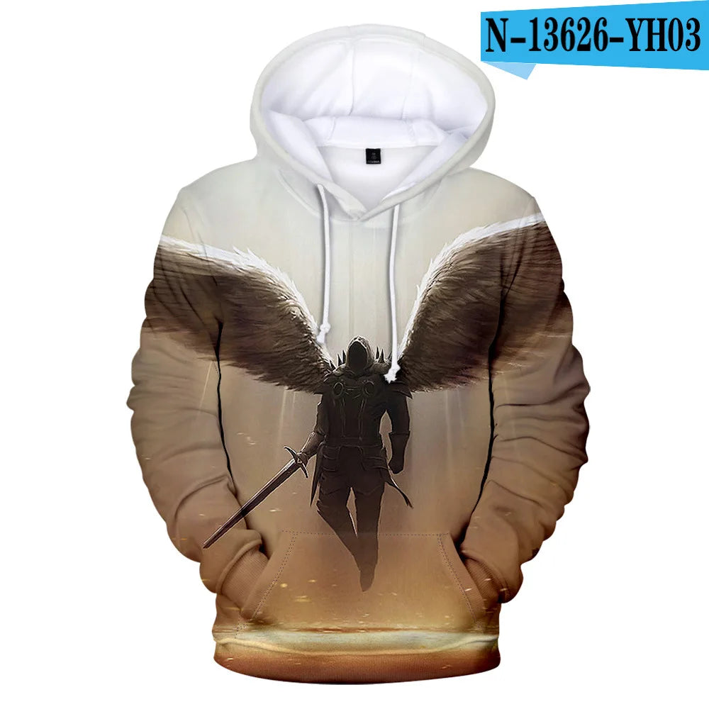 Diablo III 3D Hoodie - Autumn Winter Sweatshirt for All