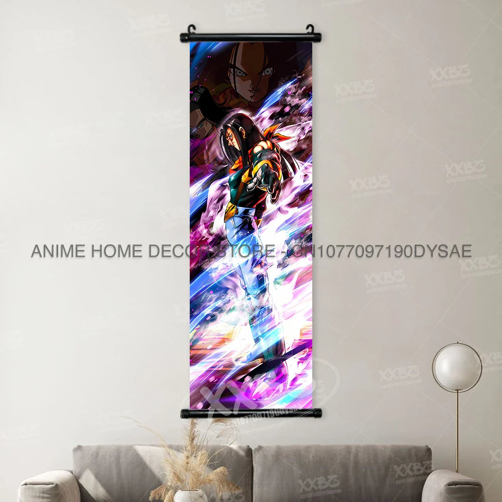 Dragon Ball Posters: Goku & Vegeta Anime Wall Scrolls