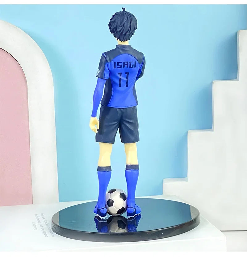 Isagi Yoichi Anime Figure, Blue Lock Action Figurines Standing Statue 18 CM