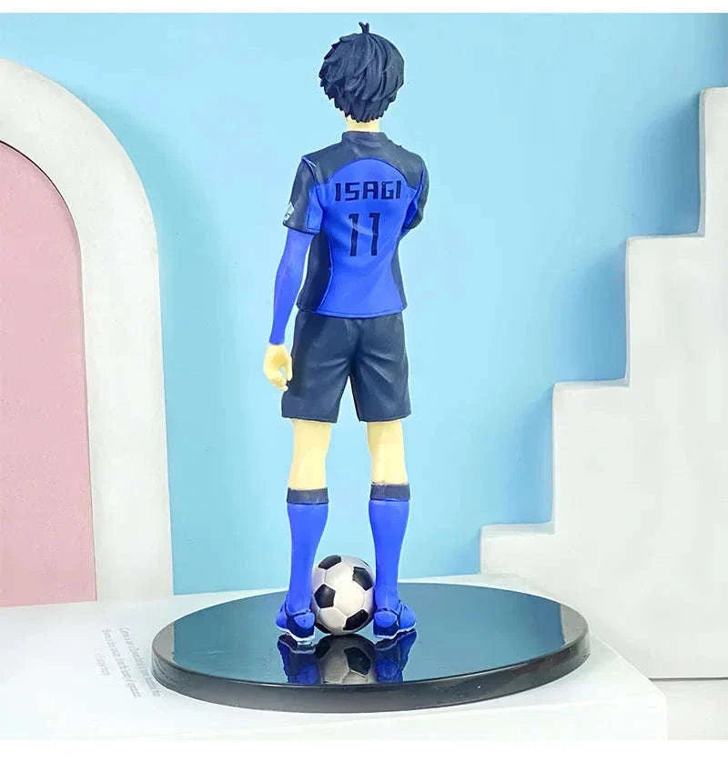 Isagi Yoichi Anime Figure, Blue Lock Action Figurines Standing Statue 18 CM
