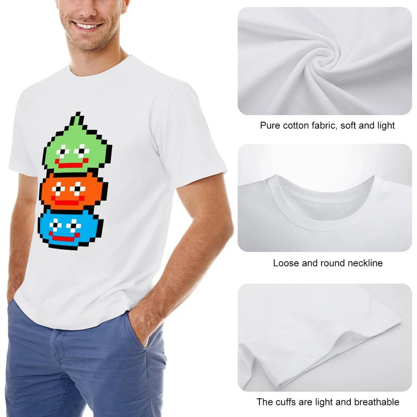 Slime Stack à vendre T-shirt col rond campagne T-shirt Premium Nerd loisirs taille USA