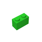 Educational Assemblage Gobricks Brick 1 x 2 without Bottom Tube | Compatible with Lego 3004 3065 35743
