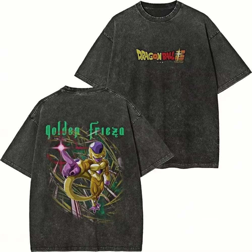 Dragon Ball Goku Majin Buu Washed Graphic T-Shirt Y2K