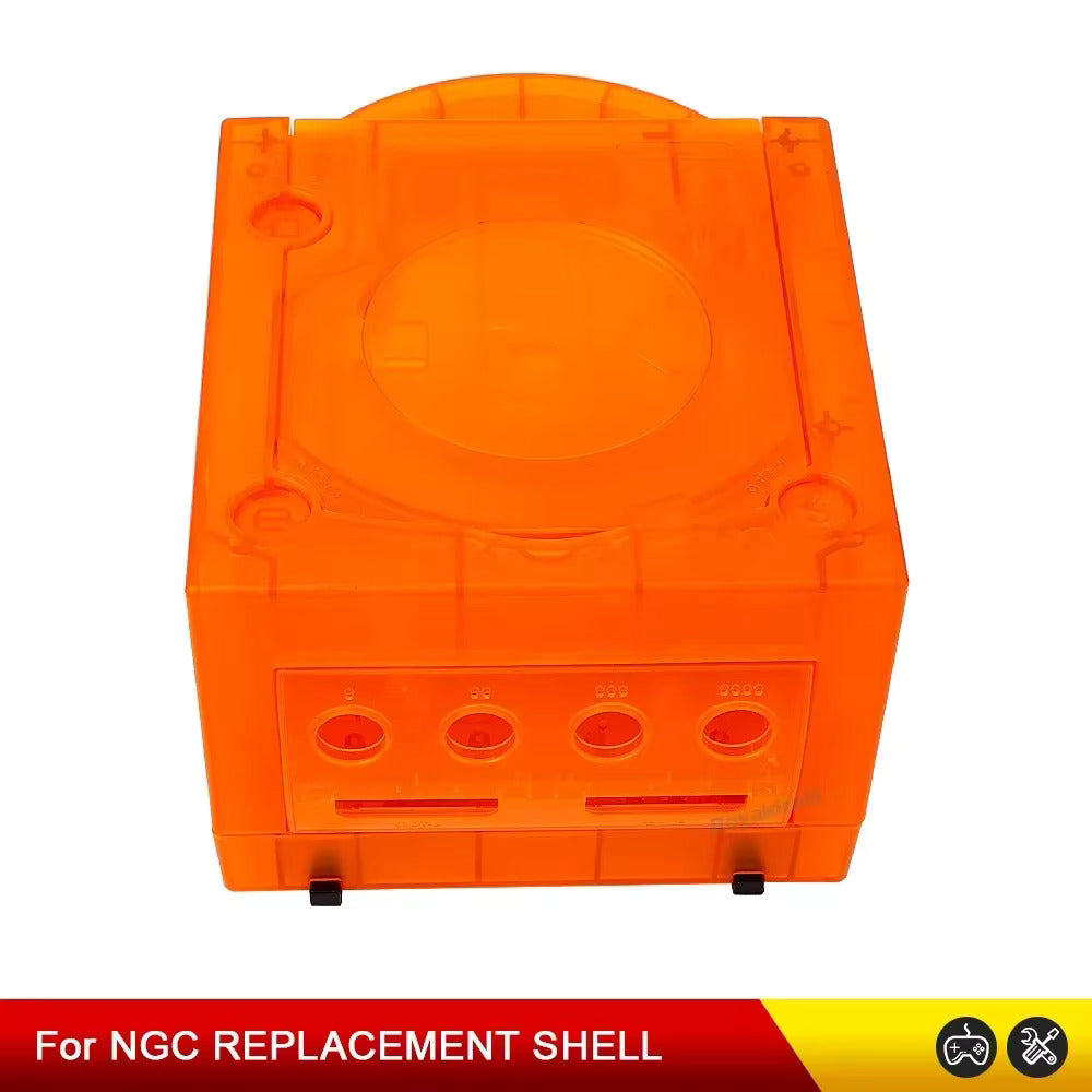 Gamecube Full Replacement Console Shell Housing Translucent Orange