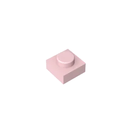 Gobricks GDS-501 Plate 1 x 1 | Compatible Building Blocks for DIY