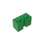 Gobricks GDS-798 Brick 1x2 with Groove | Compatible Building Block for DIY Sets