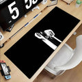 Large Mouse Pad black white Anime BLEACH Mause Mats Gaming Accessories Office Gamer Keyboard Desk Mat Unohana Retsu Mousepad