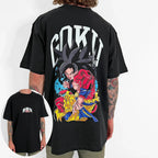 Dragon Ball Son Goku Oversized Retro Graphic T-Shirt 2026