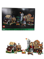LEGO 10332 Medieval Town Square Icon Series Puzzle Blocks Children's Toy Gift, Compatible with Icons Building Set - LEGO10332
