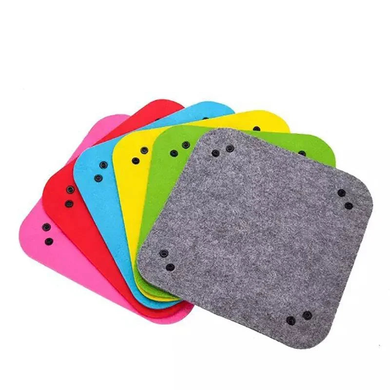 9 Kinds Colors Fabric Felt Folding Square Dice Tray Portable Quadrilateral Dice Box  Board Games Dice Storage 25*25cm