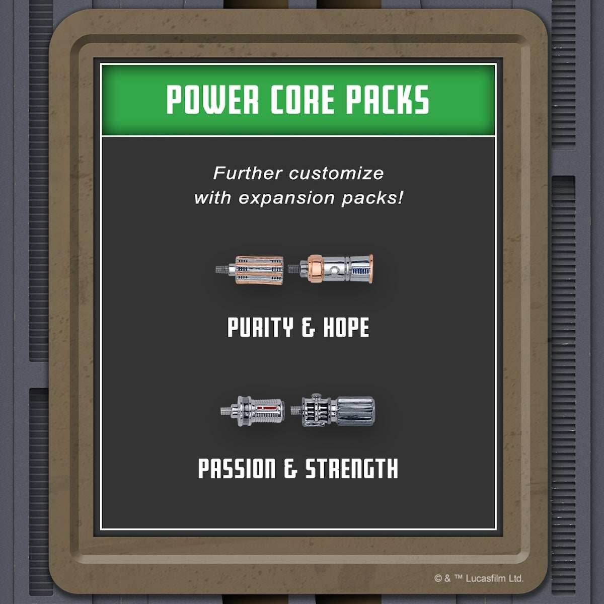 Star Wars X RockLove LIGHTSABER WORKSHOP Purity and Hope Power Core Pack - 